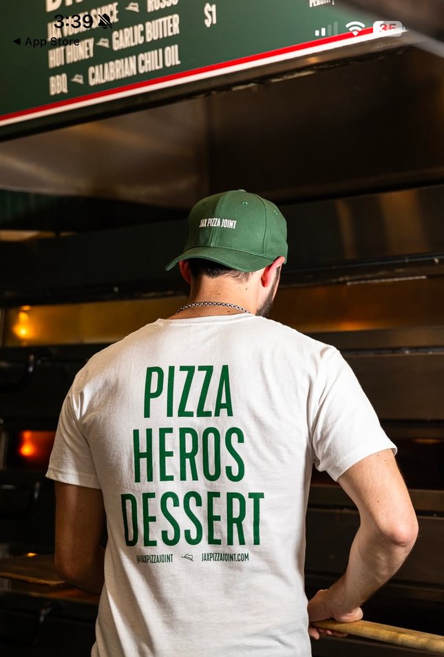 Jax Pizza Joint crew tee