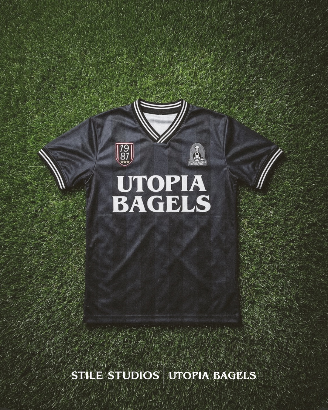 Utopia Bagels jersey, campaign image
